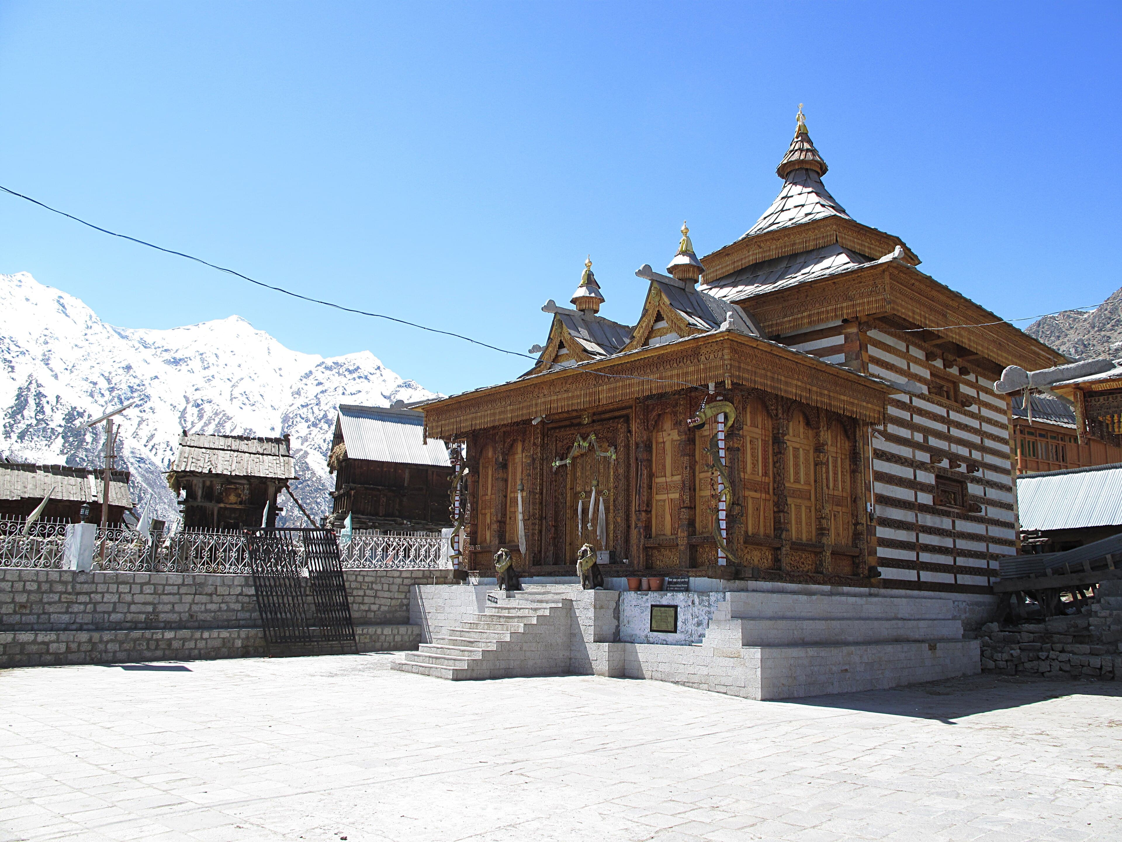 The wooden temple at Chitkul in the Baspa valley