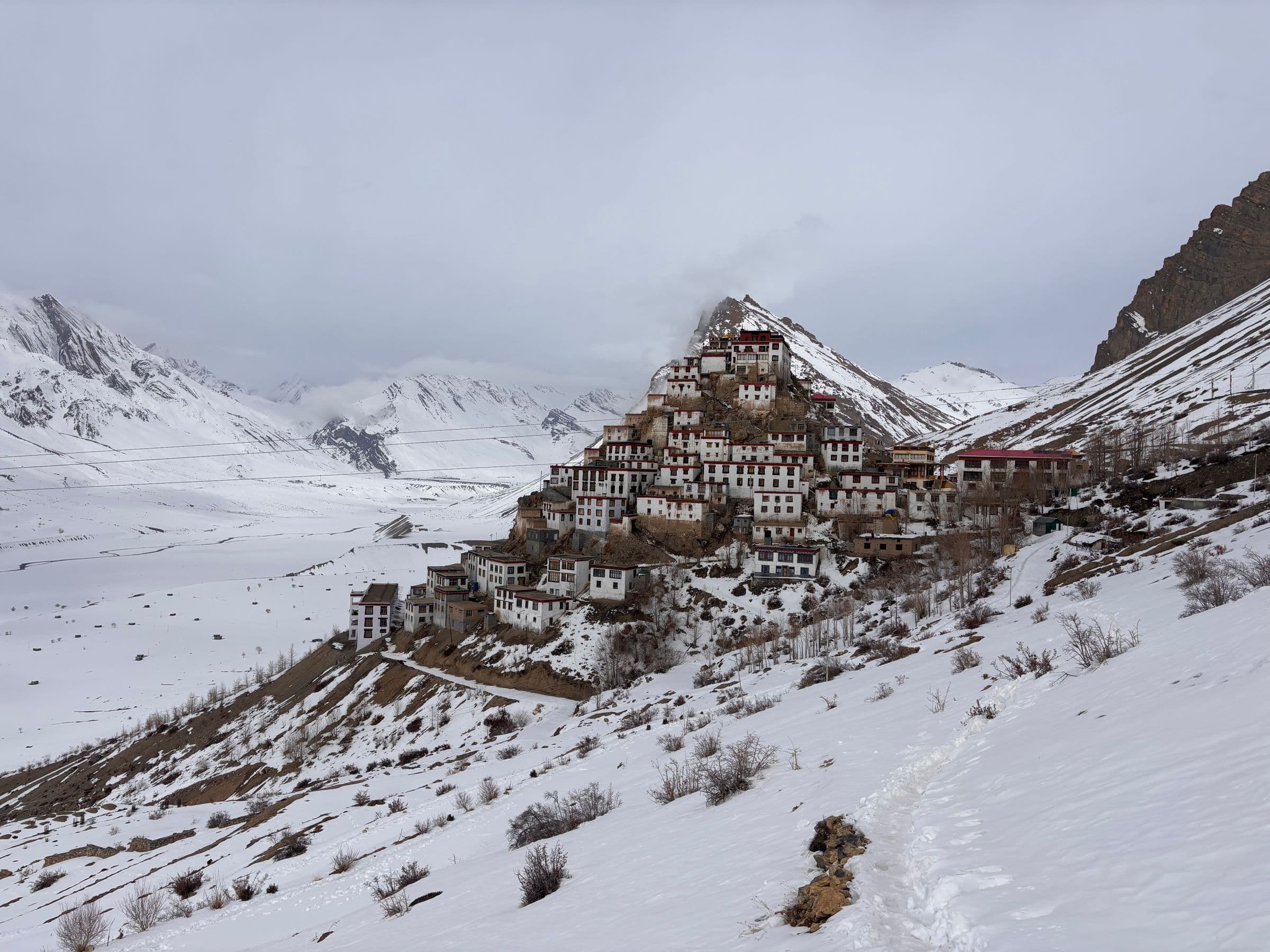 Key Monastery above the Spiti river
