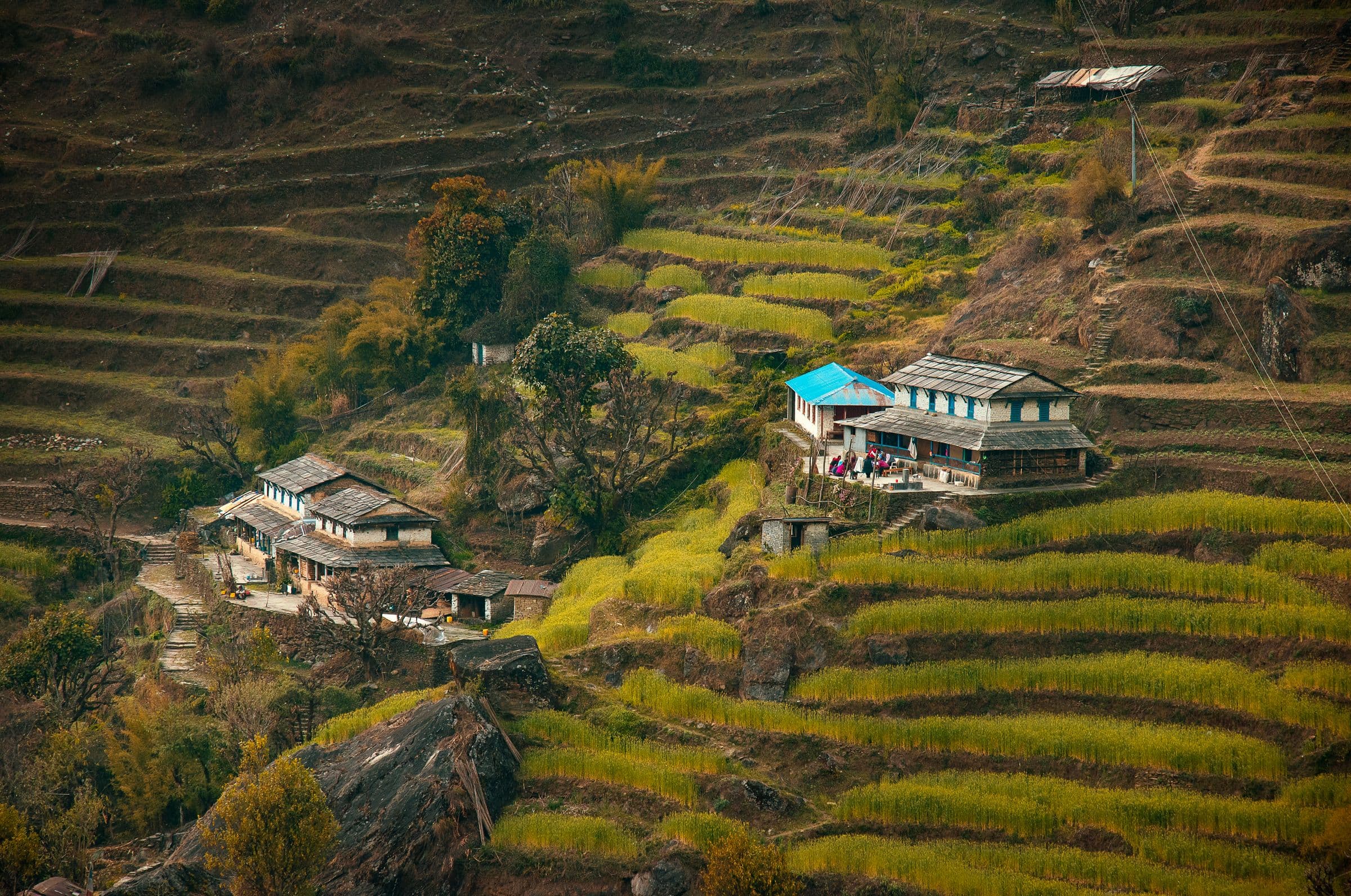 The Baspa river valley at Sangla